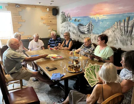 Wimborne's Pit Stop Carers cafe running in Westtown Inn pub
