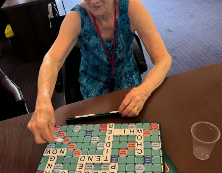 Scrabble Club Shines During the Summer Heatwave