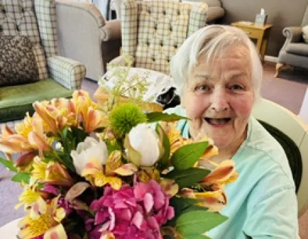 An afternoon of flower arranging 