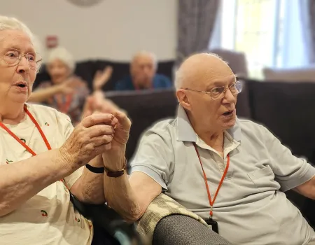 Friendship & Music Brings Joy to Residents