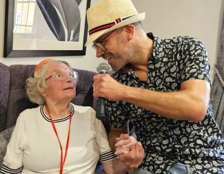 Friendship & Music Brings Joy to Residents