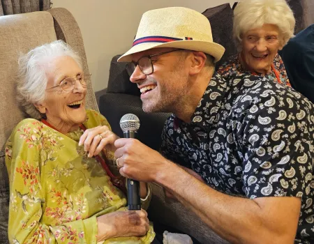 Friendship & Music Brings Joy to Residents