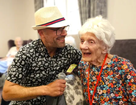 Friendship & Music Brings Joy to Residents