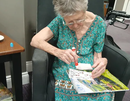 Eyes down for Wilton Place’s weekly bingo session