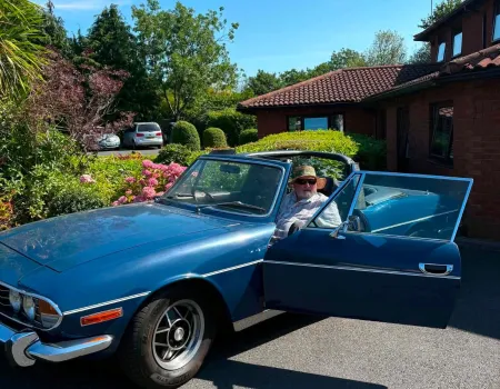 Vintage Triumph Stag Ride 