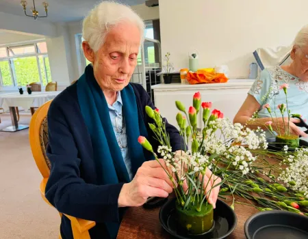 Flower arranging