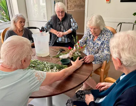 Flower arranging