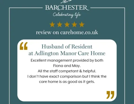 🌟 A wonderful review for Adlington Manor! 🌟