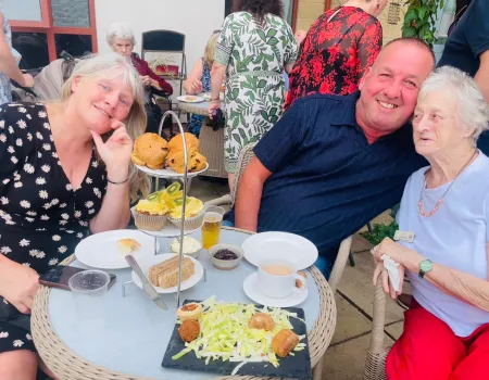 What a wonderful afternoon we had in the garden today!