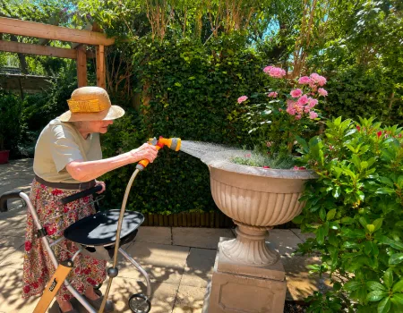 Residents caring for our garden