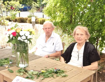 Flower arranging 