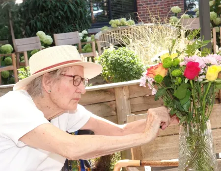 Flower arranging 
