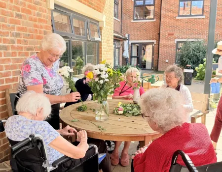 Flower arranging 