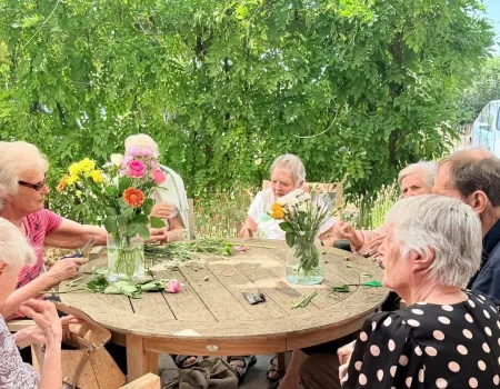 Flower arranging 