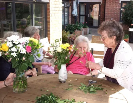 Flower arranging 