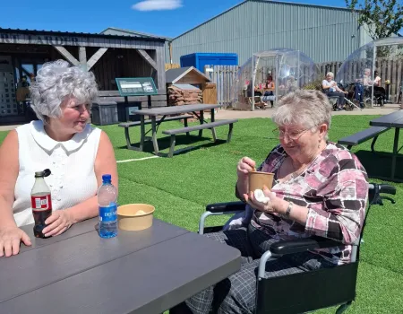 Lunch at the local Farm Shop