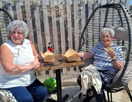 Lunch at the local Farm Shop