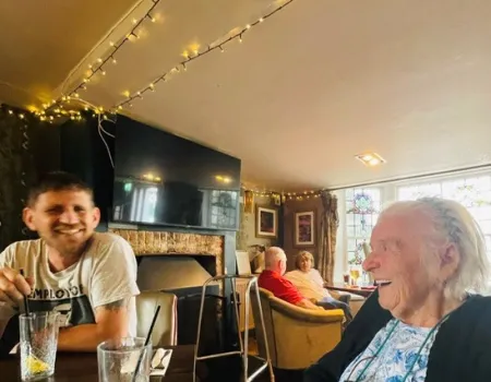 Trip out for lunch at the George & Dragon Pub 