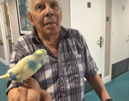 Feathered Friends Bring Smiles to Magnolia Court