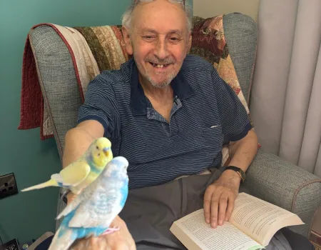 Feathered Friends Bring Smiles to Magnolia Court