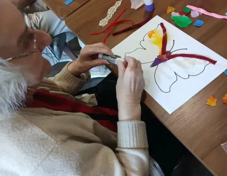 Butterfly crafting and virtual talk