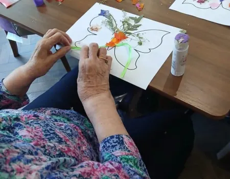 Butterfly crafting and virtual talk