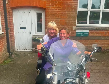 Visit from the Triumph Owners Club