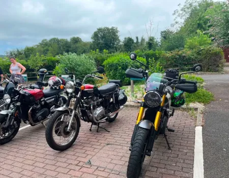 Visit from the Triumph Owners Club