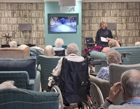 Our residents enjoyed a talk on Ramsgate Tunnels during the war 