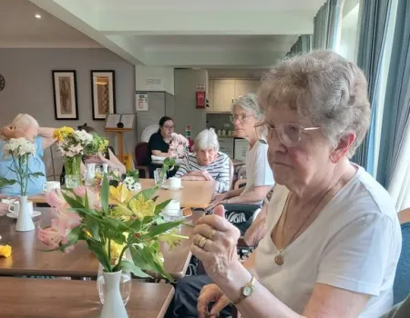 Flower arranging 