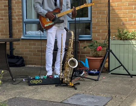 Multi-instrumentalist plays at Windmill
