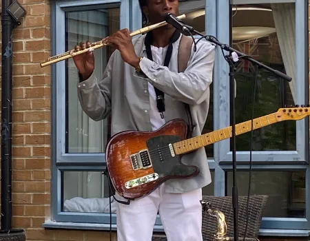 Multi-instrumentalist plays at Windmill