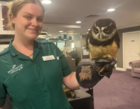 Birds of Prey visit Wilton Place 