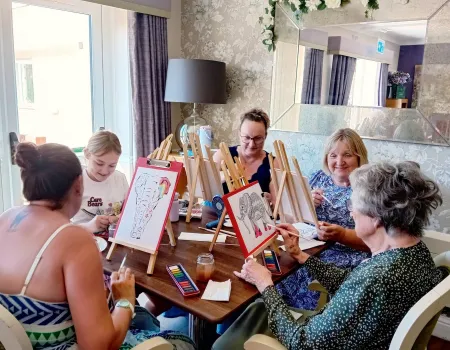Intergenerational Paint & Sip 