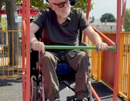 Playground fun and reminiscing on happy memories! 