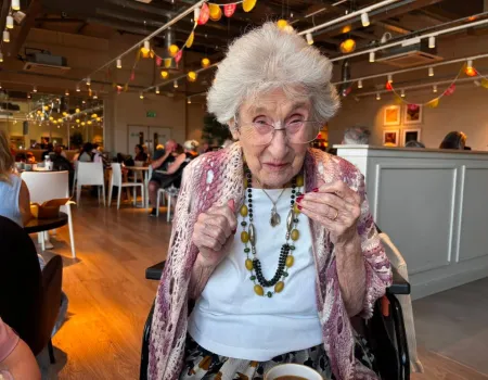 A lovely morning out for one of our residents today!