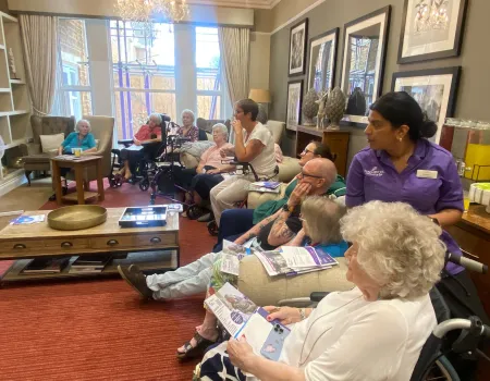 Scam Prevention Talk Success at Glebefields From Age UK Oxfordshire 