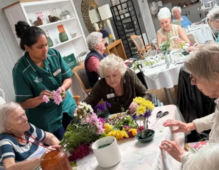A Little Floral Creativity at Glebefields! 