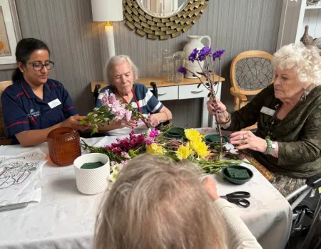 A Little Floral Creativity at Glebefields! 