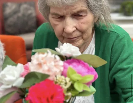 Flower arranging session for some of our beautiful ladies!
