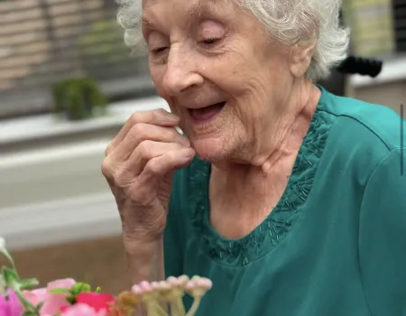 Flower arranging session for some of our beautiful ladies!