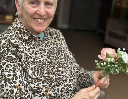 Flower arranging session for some of our beautiful ladies!
