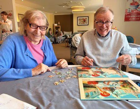 Puzzle time at The Fernes 