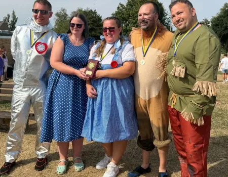Braeburn Lodge sponsored our local raft race and took part in it..
