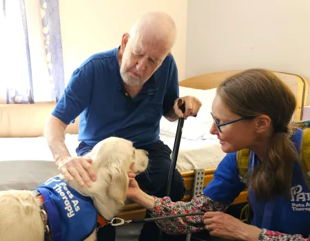 Four Legged Friends bring Joy to the Residents 