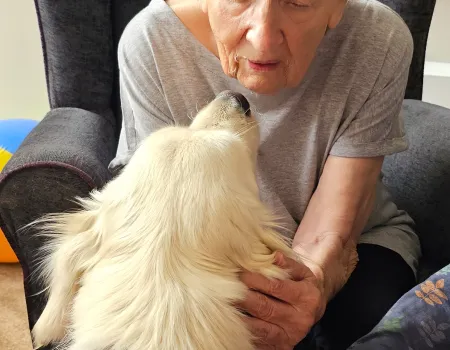 Four Legged Friends bring Joy to the Residents 
