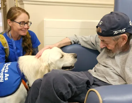 Four Legged Friends bring Joy to the Residents 