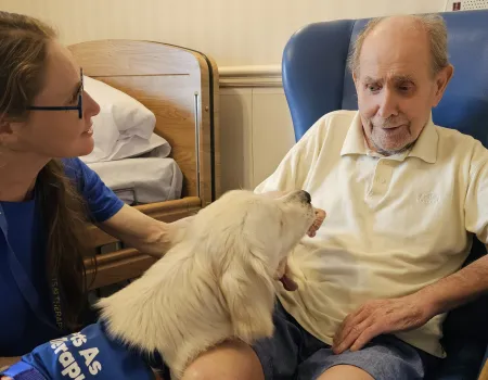 Four Legged Friends bring Joy to the Residents 