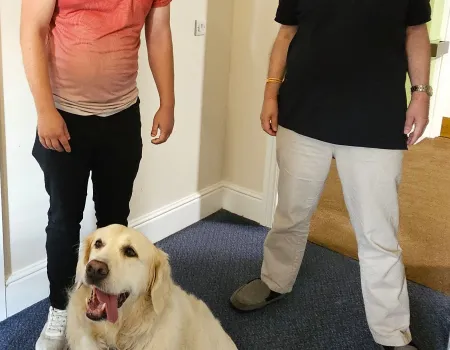 Four Legged Friends bring Joy to the Residents 
