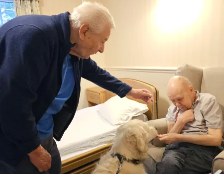 Four Legged Friends bring Joy to the Residents 